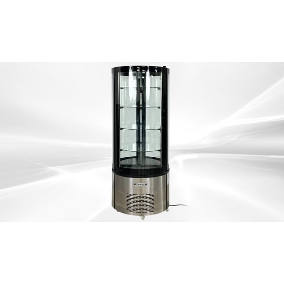 Cooler Depot 12.7 Cu.ft. Curved Glass Refrigerated ARC400R, NSF Certified