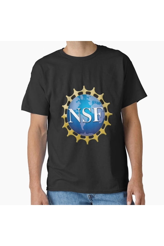 NSF National Science Foundation Logo Graphic H24274 Unisex T-Shirt, Up to 5XL Available