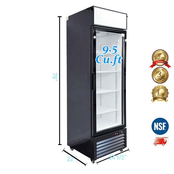 BeverageCooler Merchandiser 9.5 Cu.Ft Commercial Refrigerator