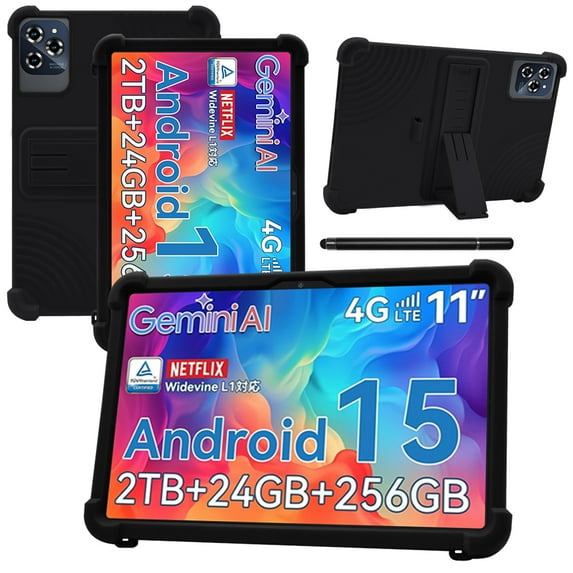 Custodia In Silicone Antiurto Per Tablet Tabwee W90/T90 - Copertura Completa Morbida - Colore Nero