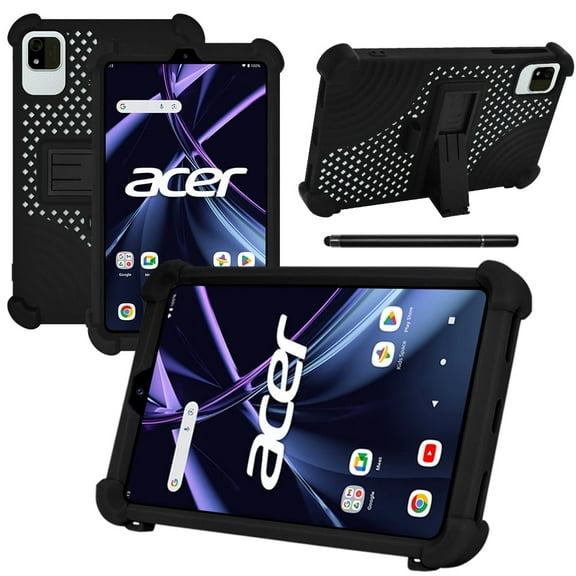 [NSFN] Acer Iconia Tab A8 Tablet Case,Acer Tab A8 8.7 inch Case, Stand Function, Portable, Shockproof, Drop Prevention, Thin, Standable, Shockproof, Includes Pen (Black)