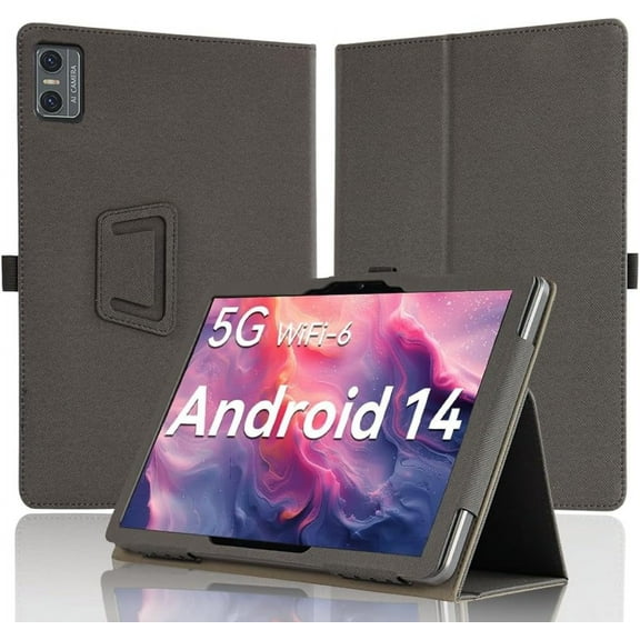 [NSFN] for XPPen Magic Note Pad 10.95" Tablet Case Protective Case with Handheld Band Premium PU Leather StandFunction Case,Auto Wake/Sleep Function (Black)