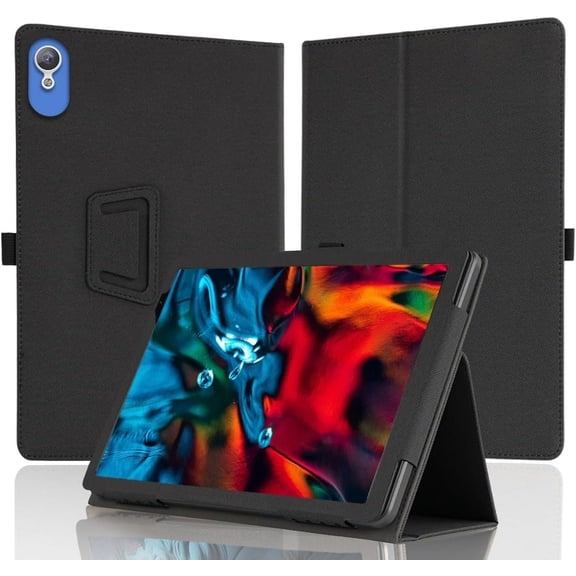 [NSFN] for Lville P11/Baken D10A M10/PRITOM TAB 10 Lite/VOLENTEX VASOUN Tab 10 Lite/VASOUN M10 Tablet Case 10.1 Inch Tablet Case Protective Case with Handheld Band Premium PU Leather StandFunction