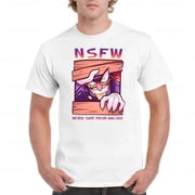 NSFW Never Safe From Waluigi Funny Meme T-shirt unisex up to 5XL