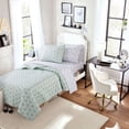 thumbnail image 1 of Campus Comforts by New Sega Home 2-Piece Reversible Quilt Set, Waterfall, Green, Twin-XL, 1 of 8