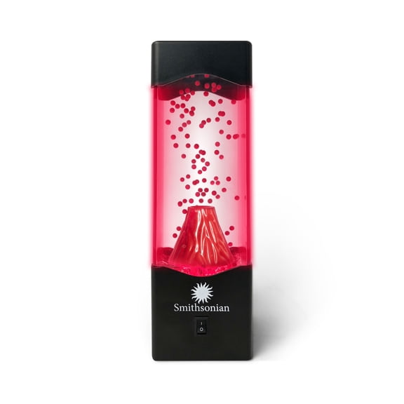 NSI 51202 Smithsonian LED Lit Volcano Aquarium Tank, Red