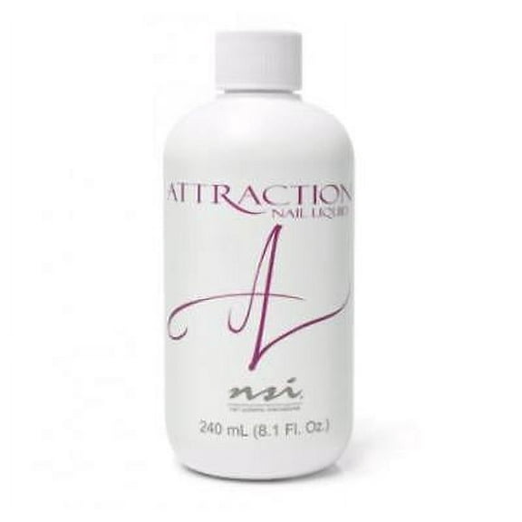 NSI Attraction Nail Liquid 8.1 fl oz, MMA Free - Made in USA