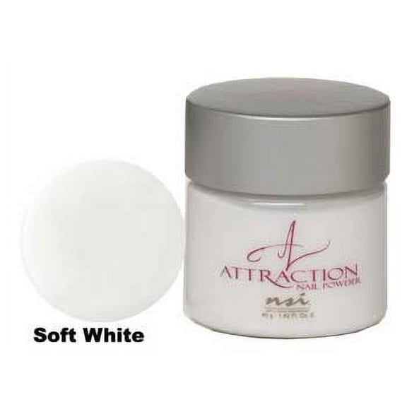 NSI Attraction Nail Powder - Soft White - 1.42oz
