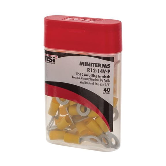 NSI Industries 12-10 Awg Rings 2.25 in. Stud - Pack of 40