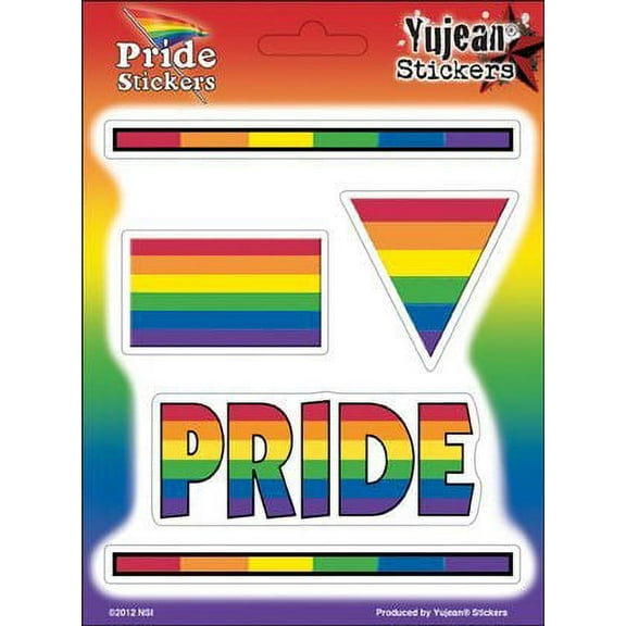 NSI - Rainbow Pride Multi-Pak of 5 Stickers / Decals