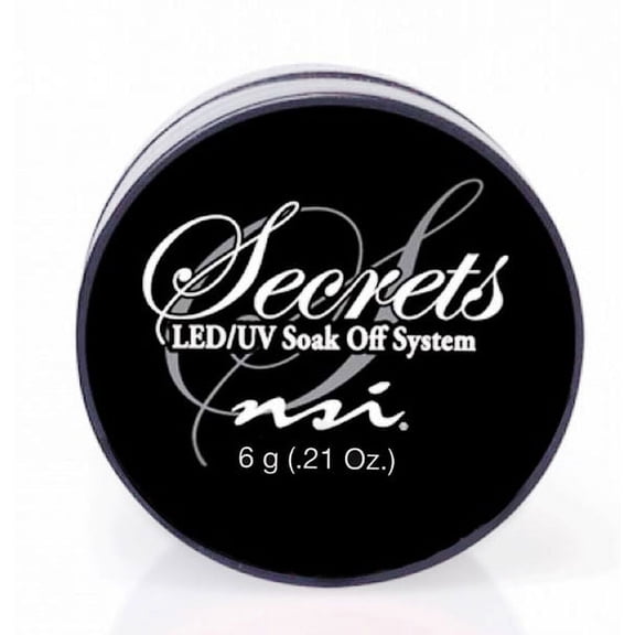 NSI Secrets Removable LED/UV Builder Clear Gel - 6g (.21 Fl. Oz.)