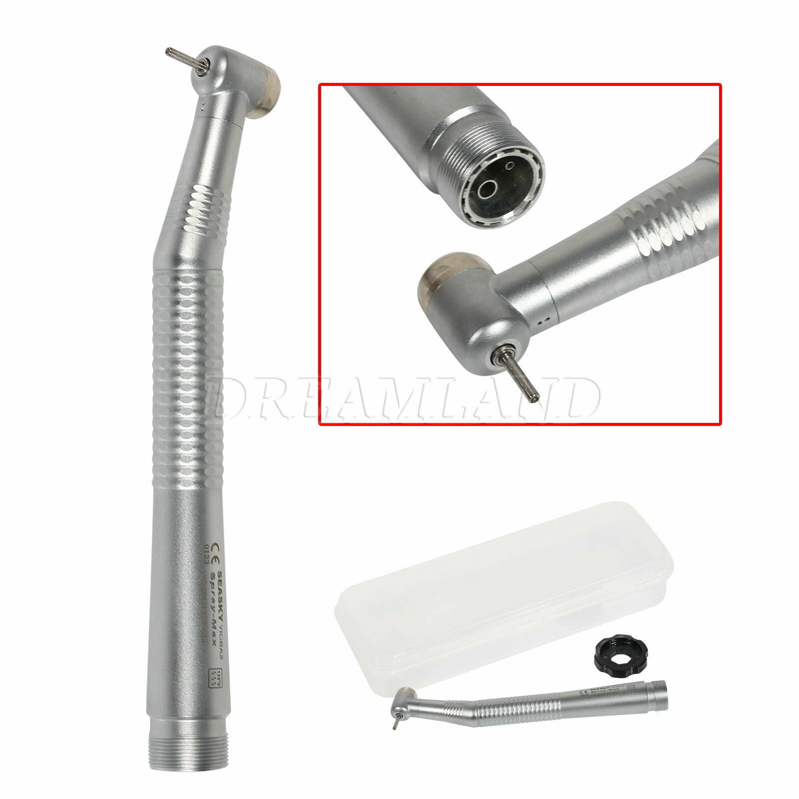 5 Turbines Dentaires Haute Vitesse Style NSK – Tête Standard, Raccord 4 Trous – Pour Laboratoire Ou Cabinet