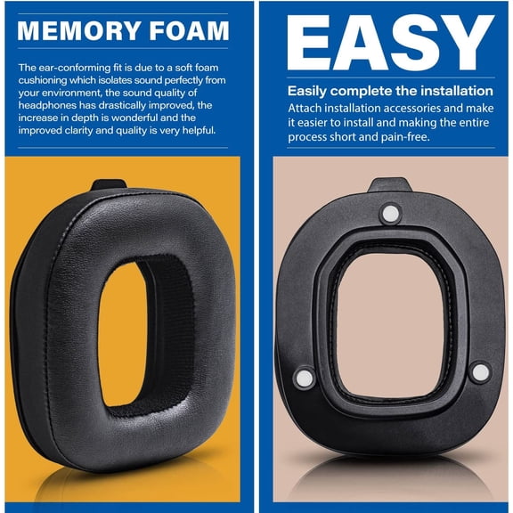 NSKBBM-A50 Mod Kit Gen 3 - Earpads Compatible with Astro A50 Gen 3 Headset I Headband/Replacement Ear Cushions/Microphone Foam - Not Suitable for A50 Gen 4 (GEN 3 Leather)