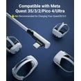 thumbnail image 1 of NSKBBM-Link Cable 10 FT Compatible with Oculus/Meta Quest 3/Meta Quest 3S, Quest2/Pro/Pico 4/Ultra Accessories and PC/SteamVR, High Speed PC Data Transfer, USB 3.0 to USB C Cable for VR Headset, 1 of 4