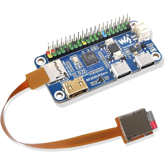 NSKBBM-Micro SD to Micro SD Card Extension Cable - TF Card Reader Adapter, Flexible Extender Compatible with GPS, 3D Printer, Raspberry Pi, TV, DVD, SDXC (7.9 inches/20 cm)