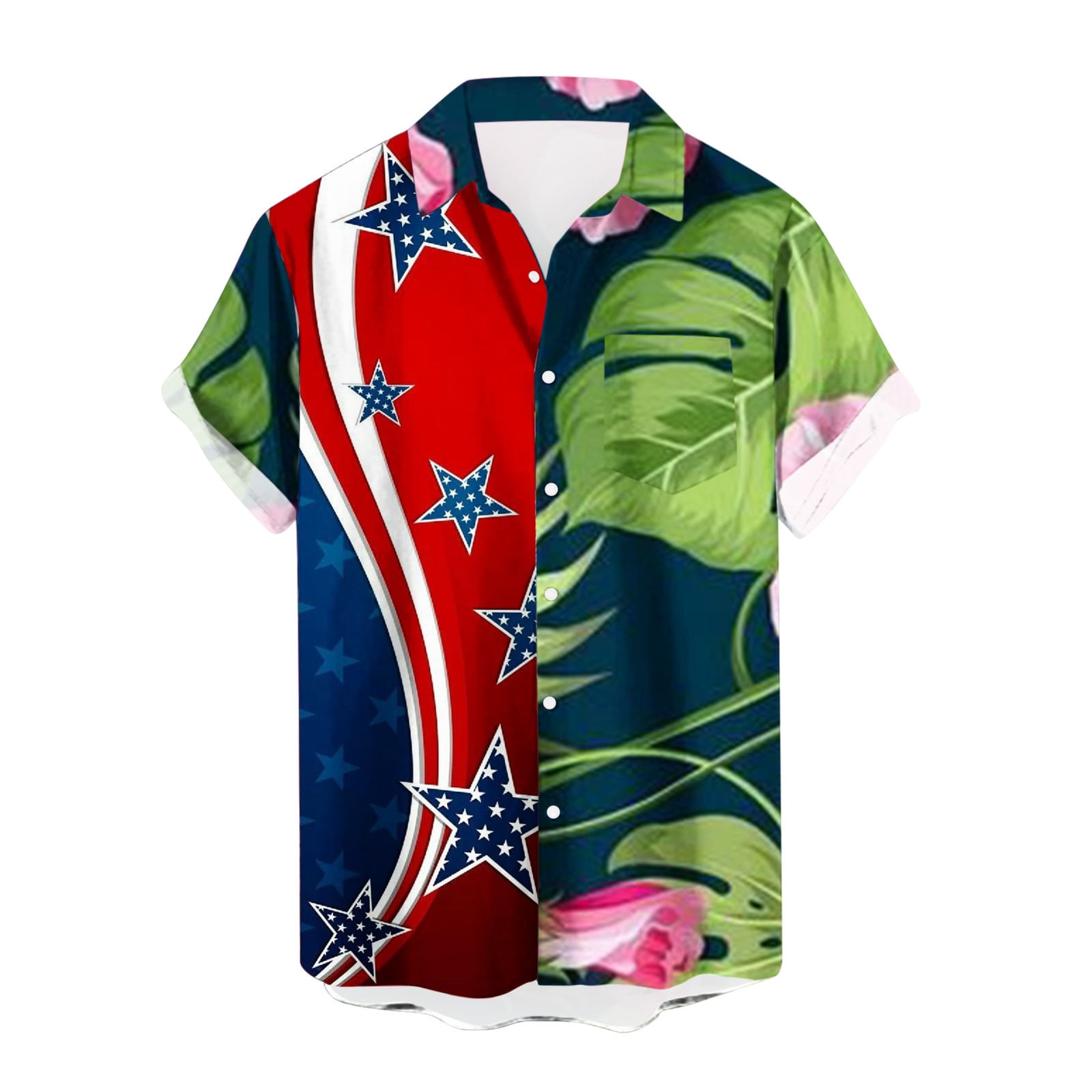 4th of july button down shirts boys