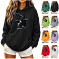 thumbnail image 1 of NSLGXD Women's Halloween Sweatshirts Funny Witch Graphic Pullover Hoodies Vintage Classic Long Sleeve Sweat Tops Halloween Costumes S-2XL, 1 of 6