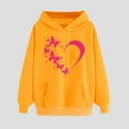 thumbnail image 1 of NSLGXD Womens Heart Graphic Hoodies Casual Long Sleeve Sweatshirts Winter Loose Fit Basic Pullovers with Kangaroo Pocket, 1 of 6