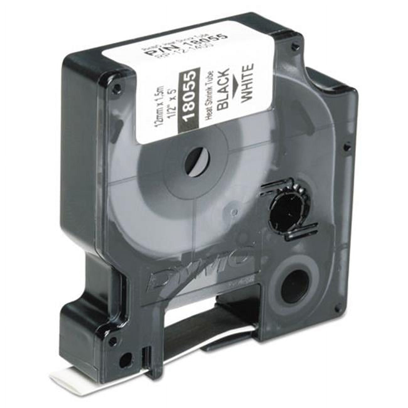 NSN 0.5 in. x 5 ft. Dymo & Skilcraft Heat Shrink Label Cassette Black
