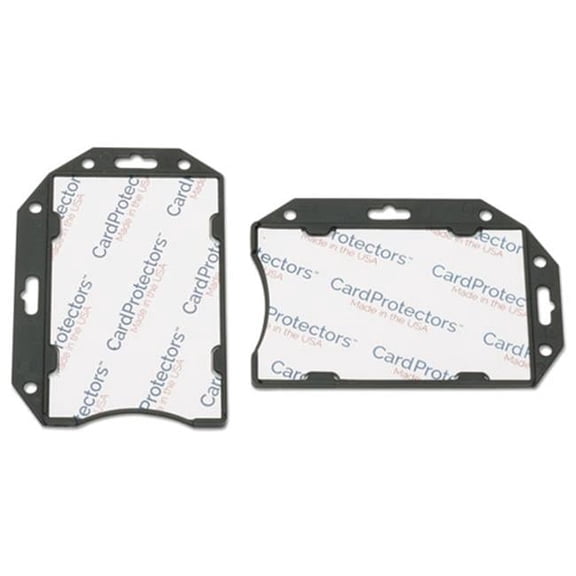 NSN 2.5 x 3.8 in. 1 Dozen Smart Card Holder  Black