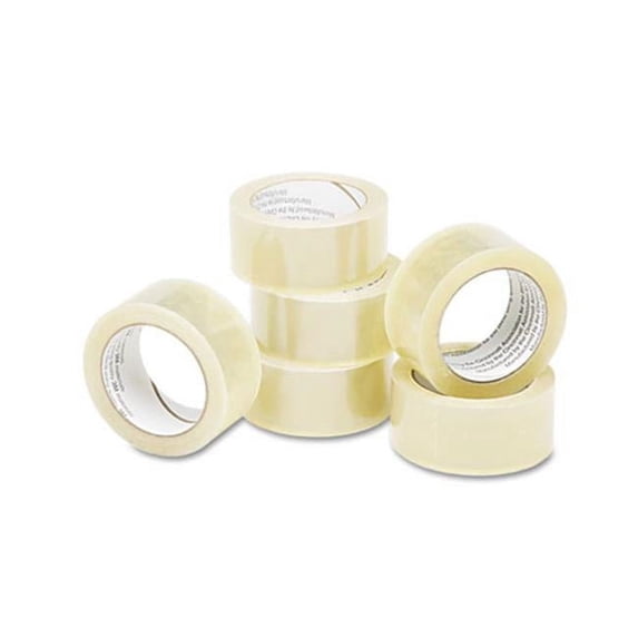 NSN 2 in. x 55 Yard Commercial Packaging Tape Clear - 3 in. Core - Pack of 6