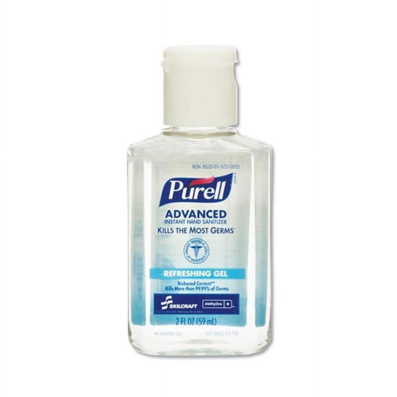 NSN 2 oz Purell Instant Hand Sanitizer - Personal Pump Bottle