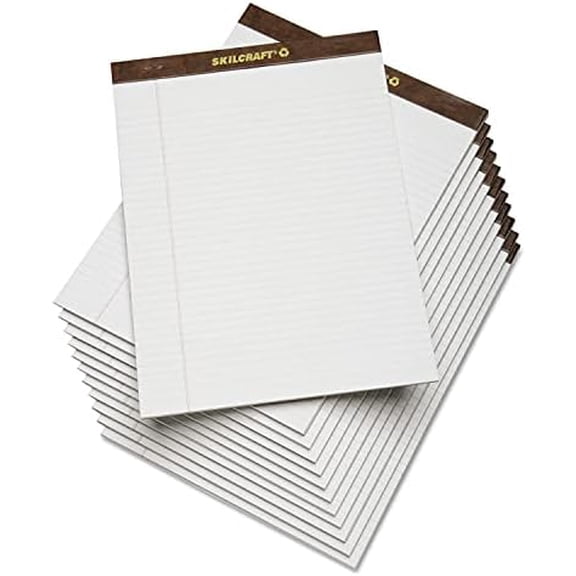 - NSN3723108 - Writing Paper Pad - Letter - White$$Office