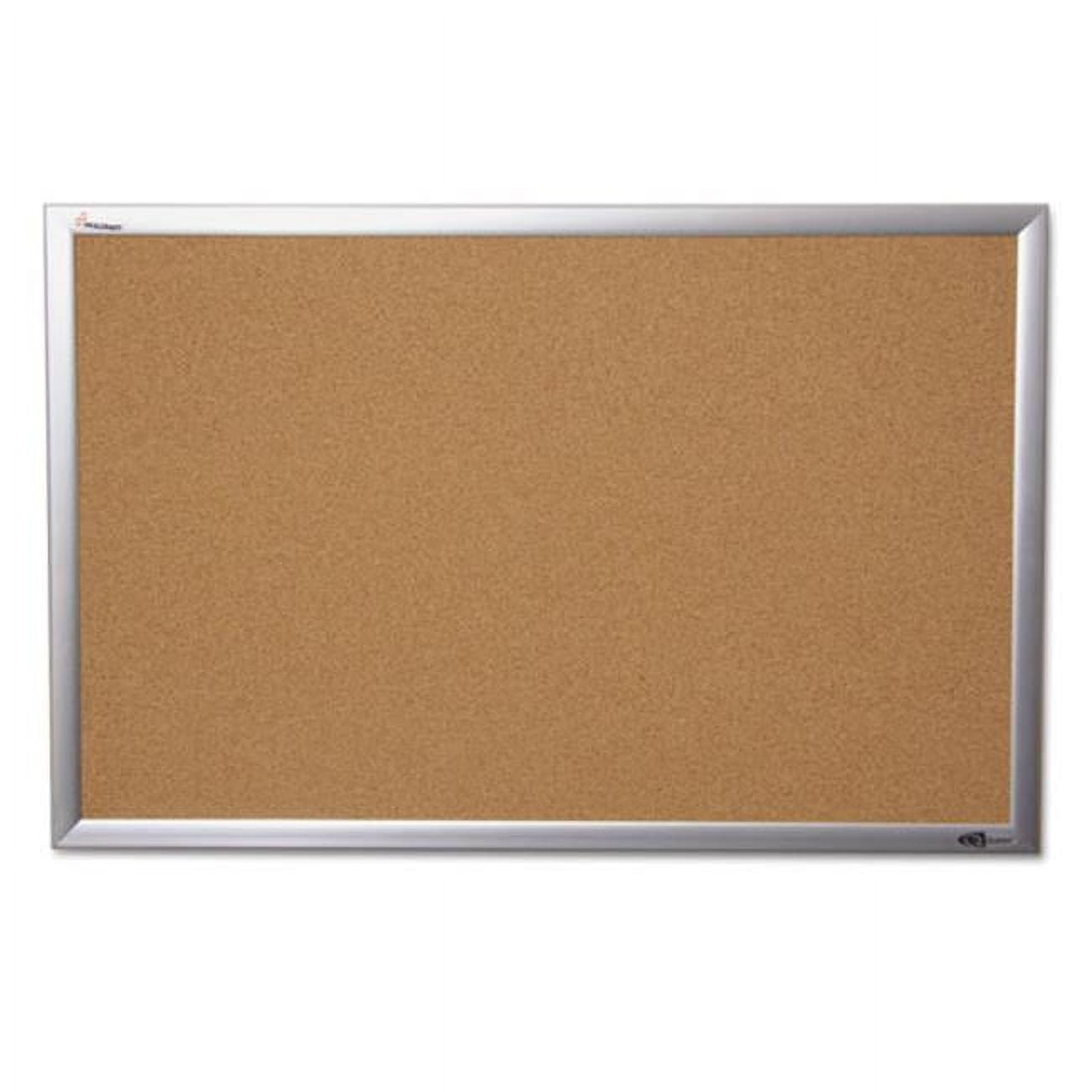 NSN4840005 24 x 36 in. Anodized Aluminum Frame Quartet Cork Board