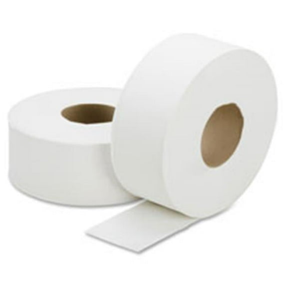 NSN5909072 Toilet Tissue, Jumbo Roll, 1-Ply, 3.7 in. x 2000 ft., 12RL-BX, White