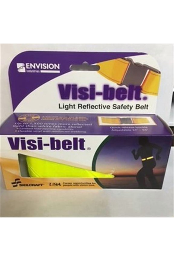 NSN6199909 Light Reflective Safety Belt-Visi-Belt - Lime Yellow