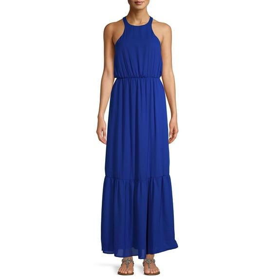 NSR Women's Halter Maxi Dress