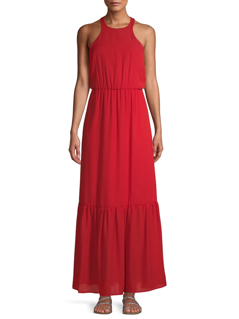 maxi chiffon dresses sale Long Cutout Dress By Poly USA 7210 M / Black