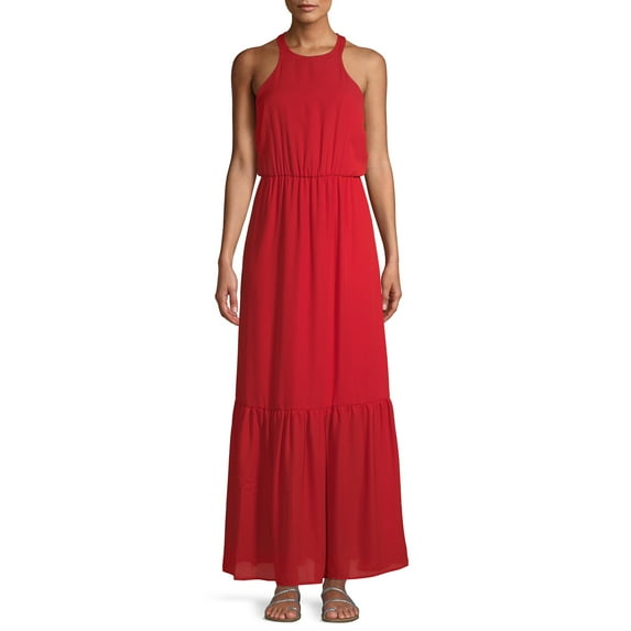 NSR Women's Halter Maxi Dress