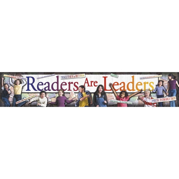NST1206 - Readers Are Leaders Banner by North Star Teacher Resource