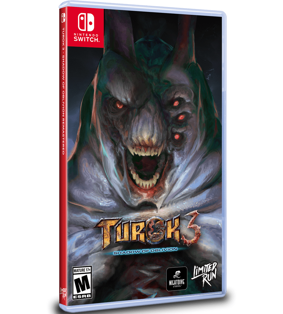 テュロック3 Turok 3 Shadow of Oblivion switch Turok 3 Shadow of Oblivion Remastered (Limited Run Games