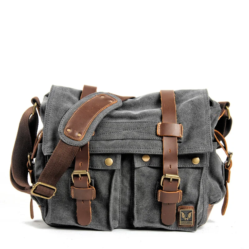 贈り物 Men Leather Canvas NSXXKJ Messenger Will LEGEND AM I Bags その他