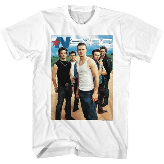 NSYNC White Adult T-Shirt 5Xl
