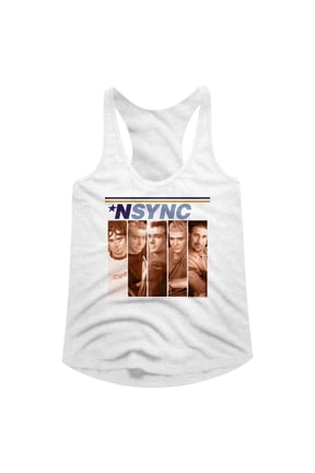NSYNC BOXES LADIES RACERBACK Tank Top Shirt