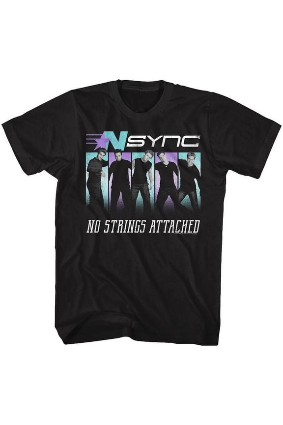 NSYNC Blue Purple Black Adult T-Shirt 3Xlt