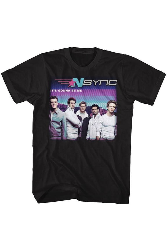 NSYNC Gonna B Me Black Adult T-Shirt 2Xlt