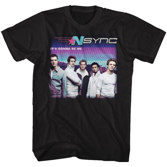 NSYNC It's Gonna Be Me Black Adult T-Shirt