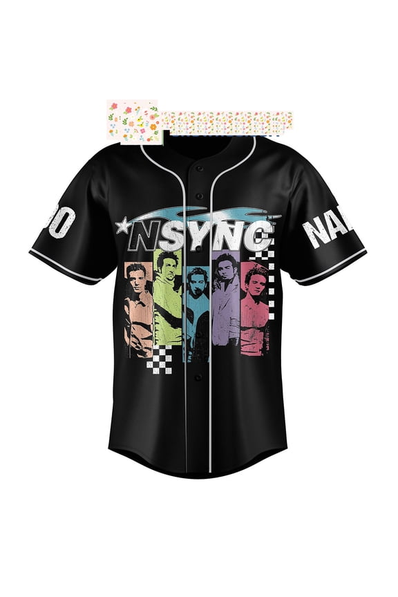 NSYNC It s Tearin Up My Heart When I m With You Personalized Baseball Jersey