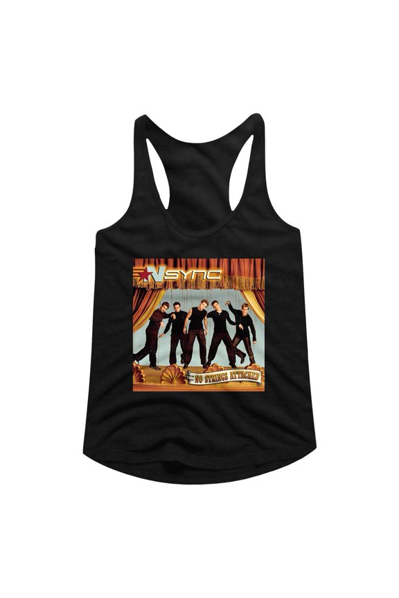 NSYNC NO STRINGS LADIES RACERBACK Tank Top Shirt