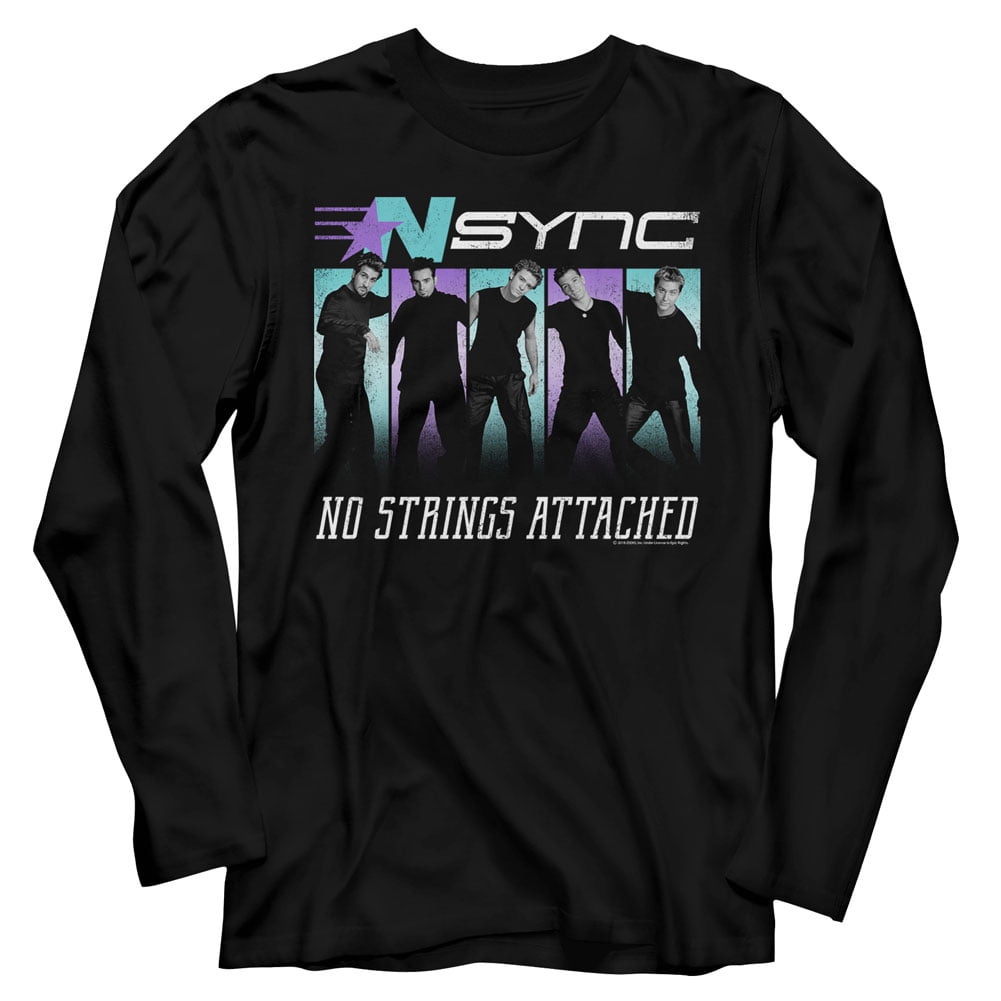 NSYNC It's Gonna Be Me Black Adult Long Sleeve T-Shirt