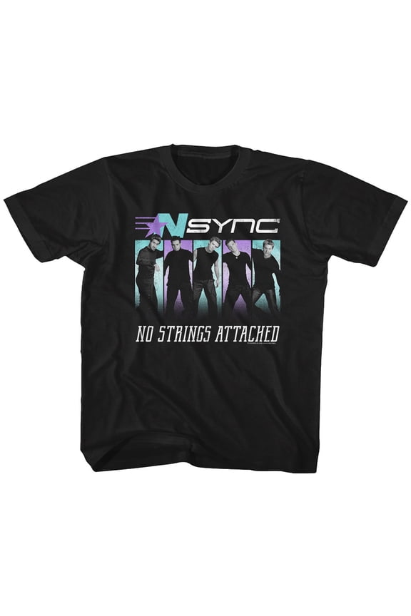 NSYNC No Strings Black Youth T-Shirt