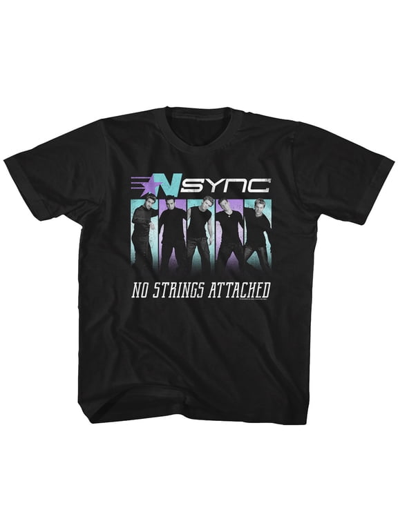 NSYNC No Strings Black Youth T-Shirt