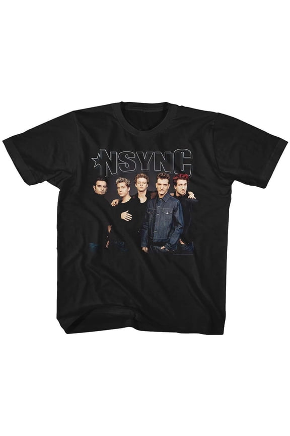 NSYNC STARK GROUP SHOT YOUTH Short Sleeve T SHIRT