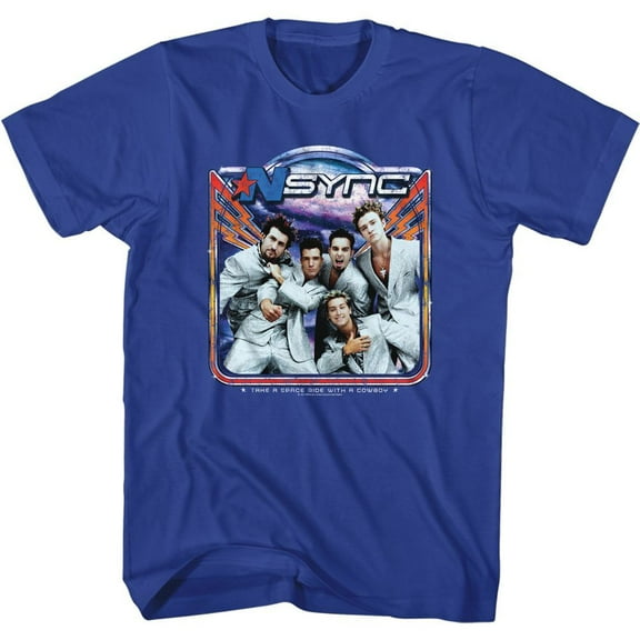 NSYNC Space Ride Royal Adult T-Shirt