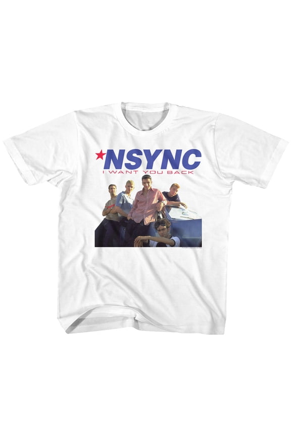 NSYNC Want You Back White Youth T-Shirt