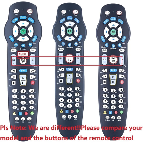 NSZDKBDT-New Backlight Remote fit for Verision Fios VZ P265v4 P265v5 RC TV STB Remote Control Replacement, for Verizon FiOS Systems RC1445302/00B Remote